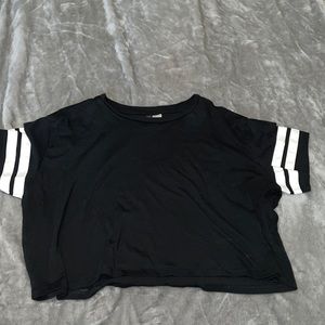 Black crop top